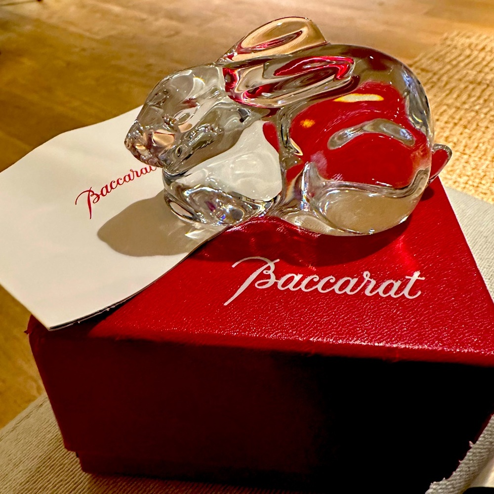 Baccarat Crystal Bunny